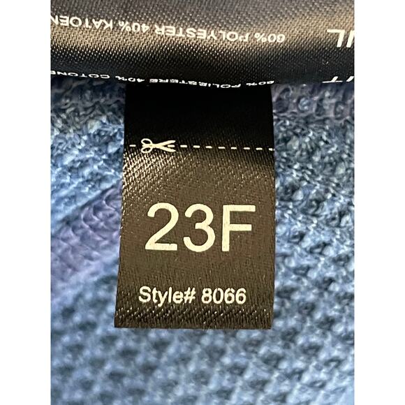 Kuhl Petra Turtleneck Top Blue Small Waffle Knit - Picture 9 of 13